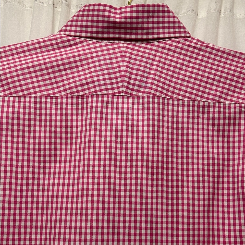 Charles Tyrwhitt Shirt Men’s Red Checkered Dress Button Down - Picture 5 of 14